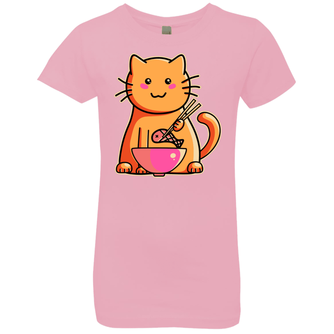 T-Shirts Light Pink / YXS Cats Favourite Meal Girls Premium T-Shirt