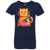 T-Shirts Midnight Navy / YXS Cats Favourite Meal Girls Premium T-Shirt