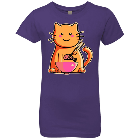 T-Shirts Purple Rush / YXS Cats Favourite Meal Girls Premium T-Shirt