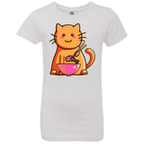 T-Shirts White / YXS Cats Favourite Meal Girls Premium T-Shirt