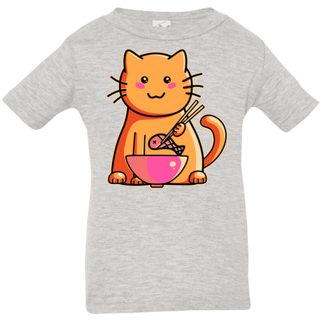 T-Shirts Heather Grey / 6 Months Cats Favourite Meal Infant Premium T-Shirt