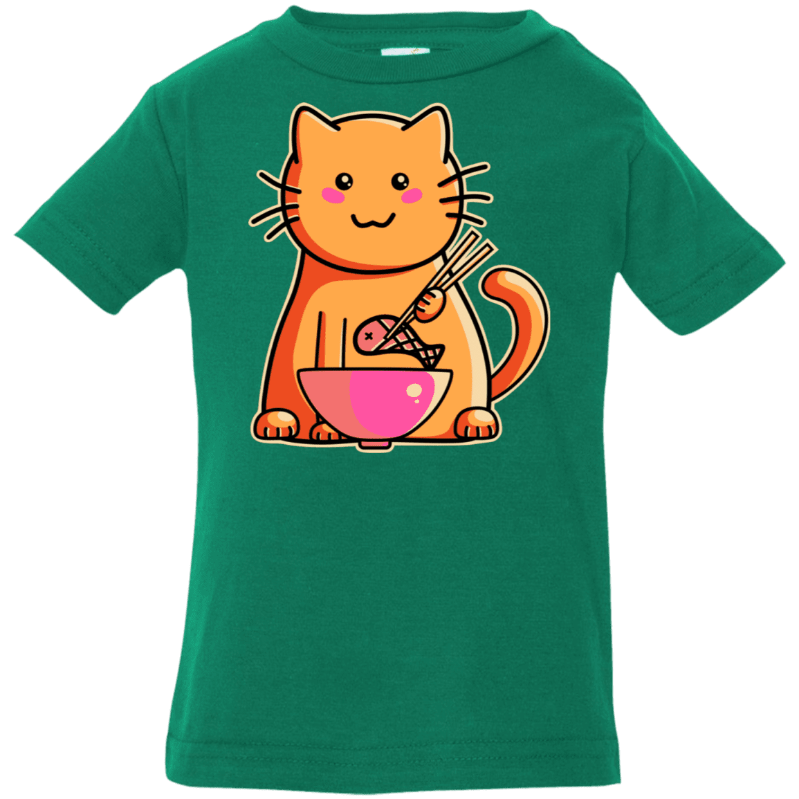 T-Shirts Kelly / 6 Months Cats Favourite Meal Infant Premium T-Shirt