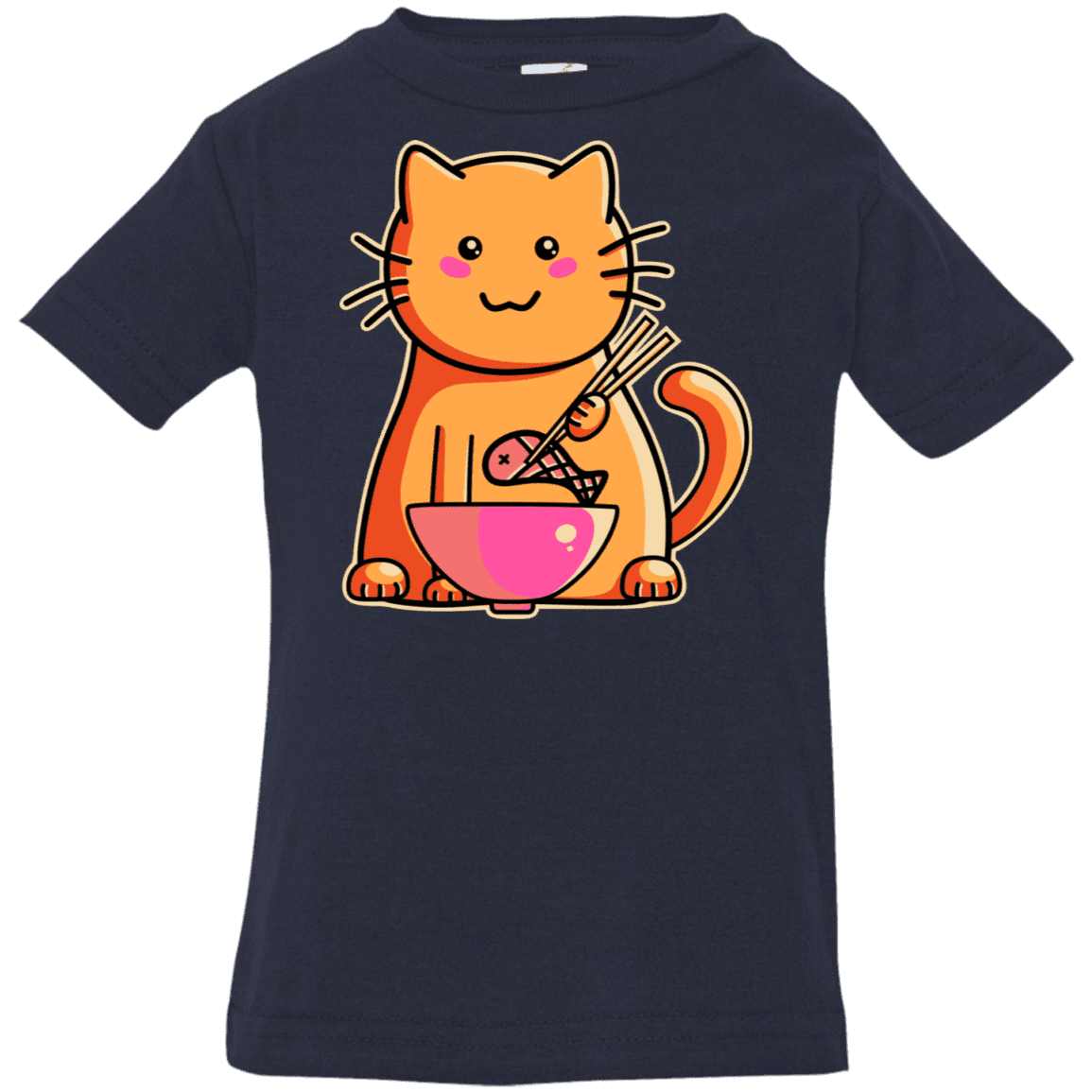 T-Shirts Navy / 6 Months Cats Favourite Meal Infant Premium T-Shirt