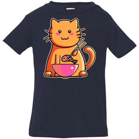 T-Shirts Navy / 6 Months Cats Favourite Meal Infant Premium T-Shirt