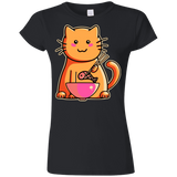 T-Shirts Black / S Cats Favourite Meal Junior Slimmer-Fit T-Shirt