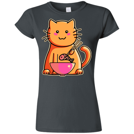T-Shirts Charcoal / S Cats Favourite Meal Junior Slimmer-Fit T-Shirt