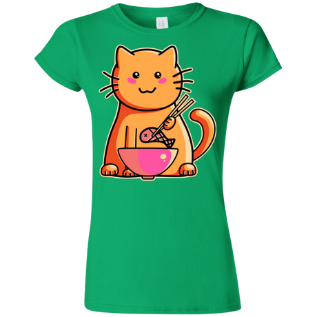 T-Shirts Irish Green / S Cats Favourite Meal Junior Slimmer-Fit T-Shirt