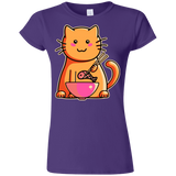 T-Shirts Purple / S Cats Favourite Meal Junior Slimmer-Fit T-Shirt