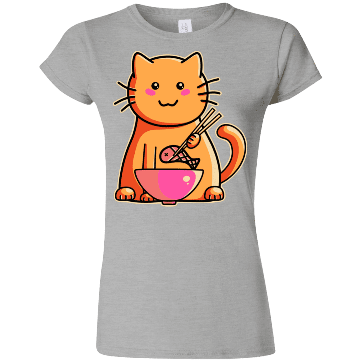 T-Shirts Sport Grey / S Cats Favourite Meal Junior Slimmer-Fit T-Shirt