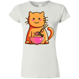 T-Shirts White / S Cats Favourite Meal Junior Slimmer-Fit T-Shirt