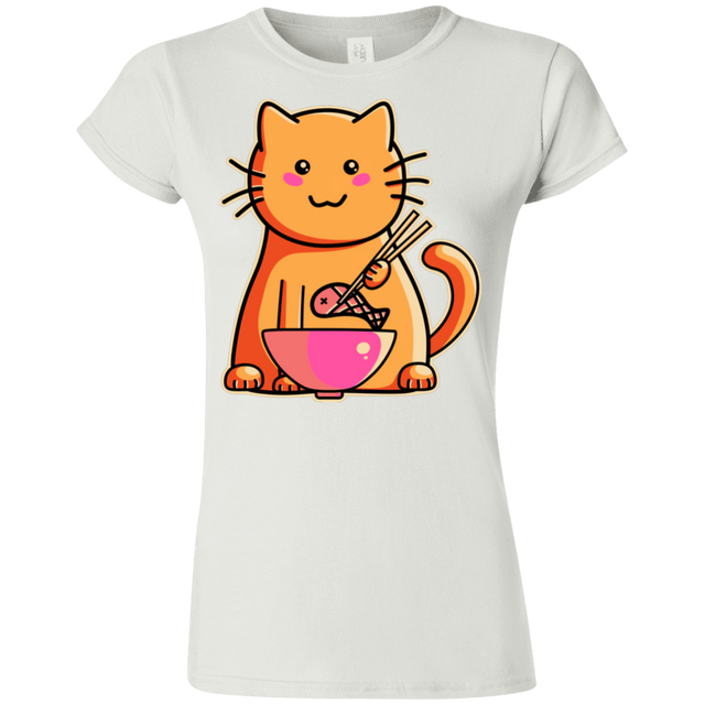 T-Shirts White / S Cats Favourite Meal Junior Slimmer-Fit T-Shirt
