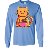 T-Shirts Carolina Blue / S Cats Favourite Meal Men's Long Sleeve T-Shirt