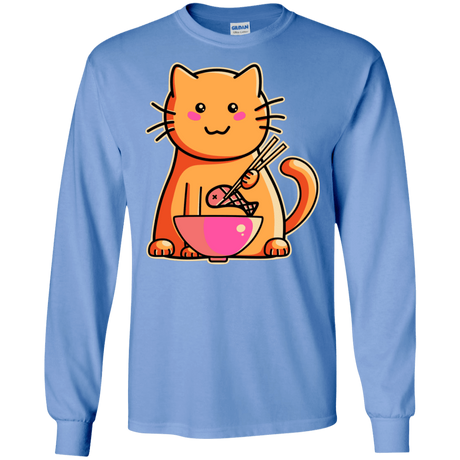 T-Shirts Carolina Blue / S Cats Favourite Meal Men's Long Sleeve T-Shirt