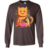 T-Shirts Dark Chocolate / S Cats Favourite Meal Men's Long Sleeve T-Shirt