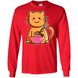 T-Shirts Red / S Cats Favourite Meal Men's Long Sleeve T-Shirt