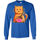 T-Shirts Royal / S Cats Favourite Meal Men's Long Sleeve T-Shirt