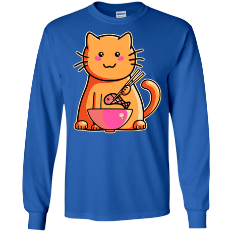 T-Shirts Royal / S Cats Favourite Meal Men's Long Sleeve T-Shirt