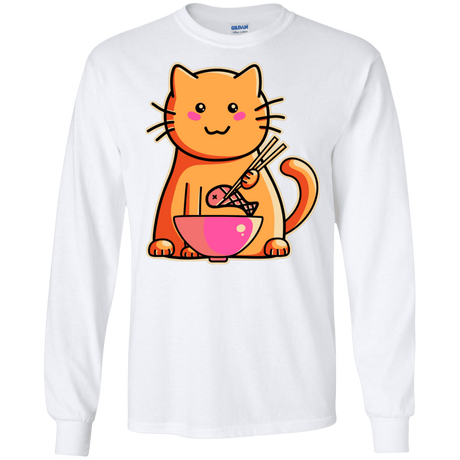 T-Shirts White / S Cats Favourite Meal Men's Long Sleeve T-Shirt