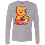 T-Shirts Heather Grey / S Cats Favourite Meal Men's Premium Long Sleeve