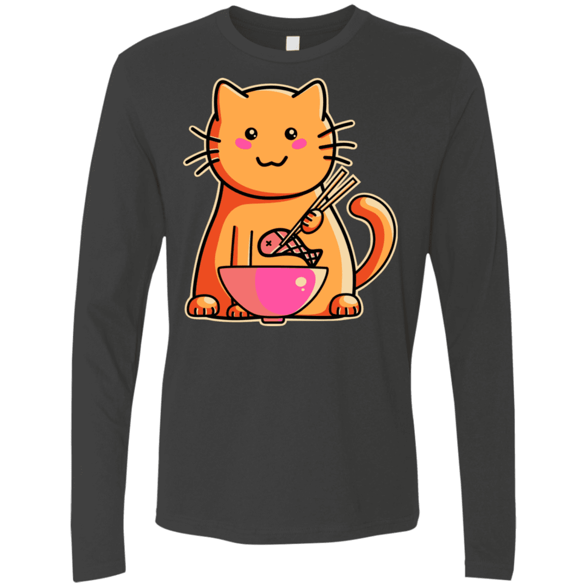 T-Shirts Heavy Metal / S Cats Favourite Meal Men's Premium Long Sleeve