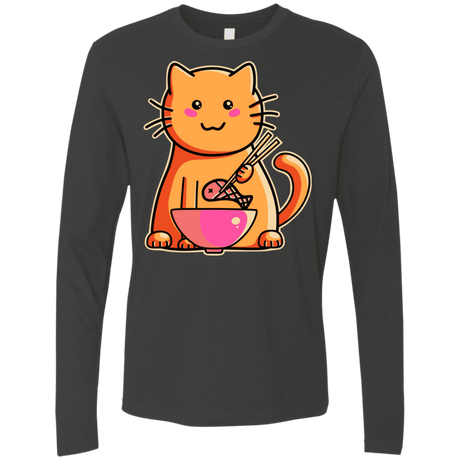 T-Shirts Heavy Metal / S Cats Favourite Meal Men's Premium Long Sleeve