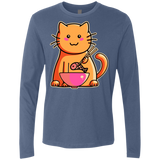 T-Shirts Indigo / S Cats Favourite Meal Men's Premium Long Sleeve