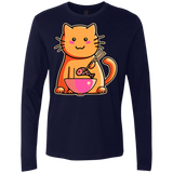 T-Shirts Midnight Navy / S Cats Favourite Meal Men's Premium Long Sleeve