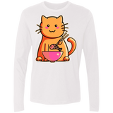 T-Shirts White / S Cats Favourite Meal Men's Premium Long Sleeve