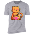 T-Shirts Heather Grey / X-Small Cats Favourite Meal Men's Premium T-Shirt