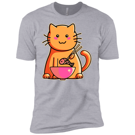 T-Shirts Heather Grey / X-Small Cats Favourite Meal Men's Premium T-Shirt