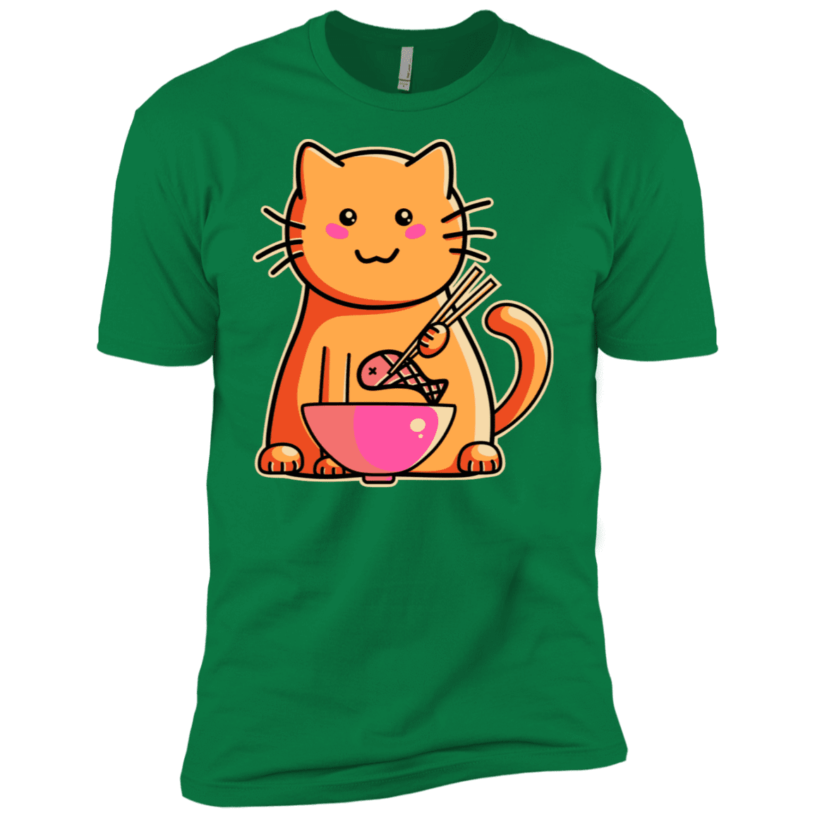 T-Shirts Kelly Green / X-Small Cats Favourite Meal Men's Premium T-Shirt