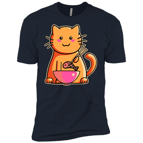 T-Shirts Midnight Navy / X-Small Cats Favourite Meal Men's Premium T-Shirt