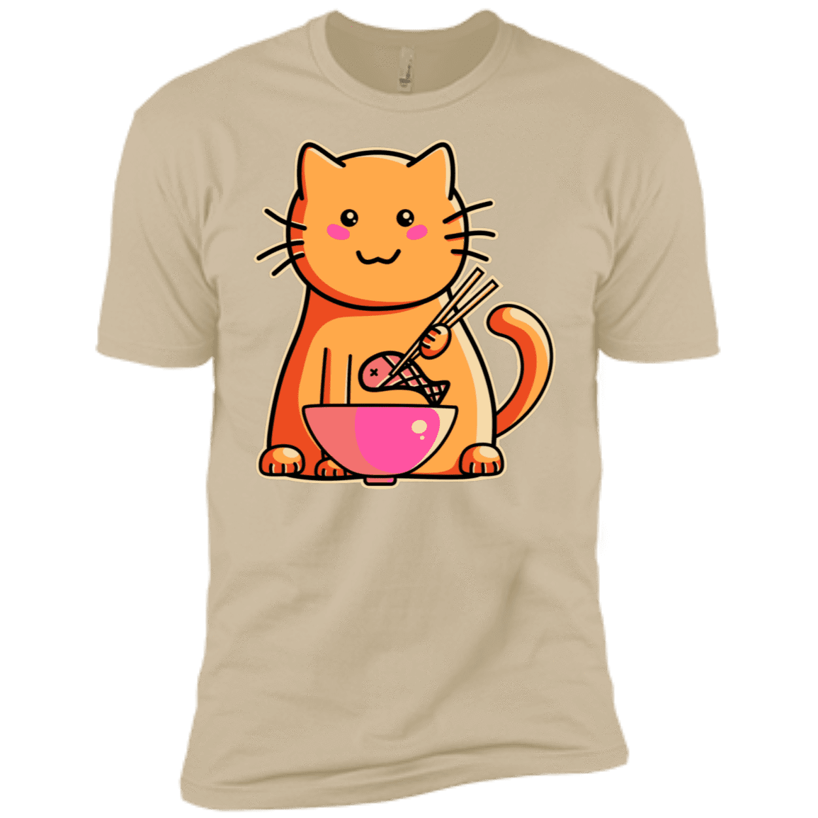 T-Shirts Sand / X-Small Cats Favourite Meal Men's Premium T-Shirt