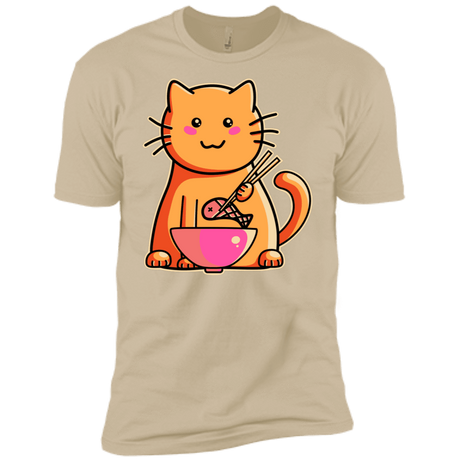 T-Shirts Sand / X-Small Cats Favourite Meal Men's Premium T-Shirt