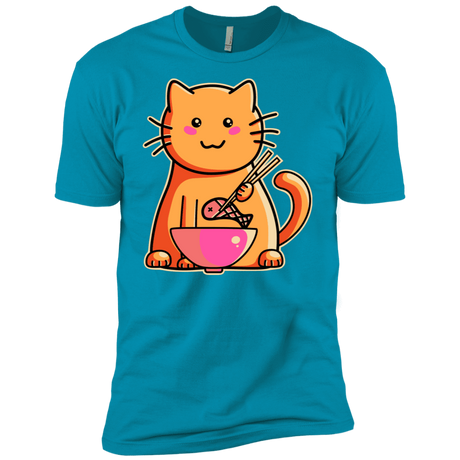 T-Shirts Turquoise / X-Small Cats Favourite Meal Men's Premium T-Shirt
