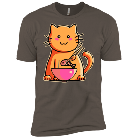 T-Shirts Warm Grey / X-Small Cats Favourite Meal Men's Premium T-Shirt