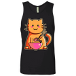 T-Shirts Black / S Cats Favourite Meal Men's Premium Tank Top