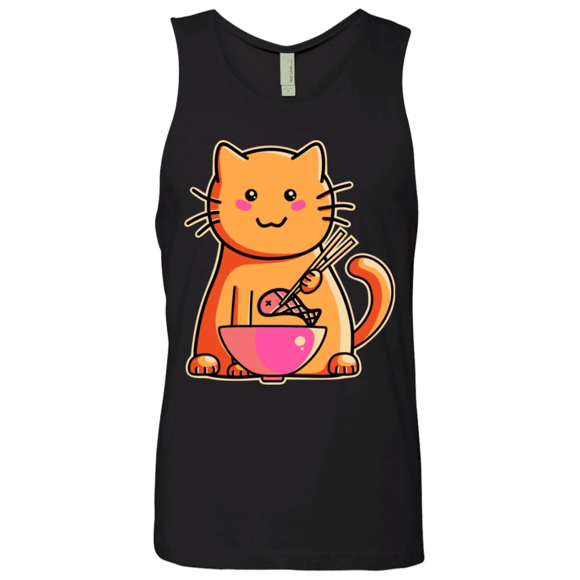 T-Shirts Black / S Cats Favourite Meal Men's Premium Tank Top