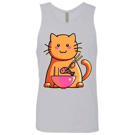 T-Shirts Heather Grey / S Cats Favourite Meal Men's Premium Tank Top