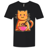 T-Shirts Black / X-Small Cats Favourite Meal Men's Premium V-Neck