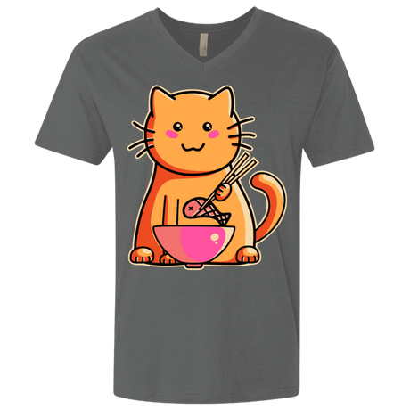 T-Shirts Heavy Metal / X-Small Cats Favourite Meal Men's Premium V-Neck