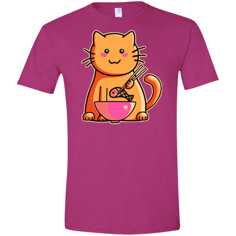 T-Shirts Antique Heliconia / S Cats Favourite Meal Men's Semi-Fitted Softstyle