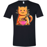 T-Shirts Black / X-Small Cats Favourite Meal Men's Semi-Fitted Softstyle