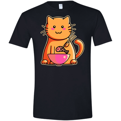 T-Shirts Black / X-Small Cats Favourite Meal Men's Semi-Fitted Softstyle