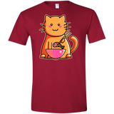 T-Shirts Cardinal Red / S Cats Favourite Meal Men's Semi-Fitted Softstyle