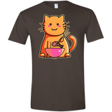 T-Shirts Dark Chocolate / S Cats Favourite Meal Men's Semi-Fitted Softstyle
