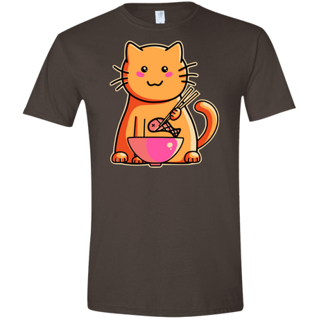 T-Shirts Dark Chocolate / S Cats Favourite Meal Men's Semi-Fitted Softstyle