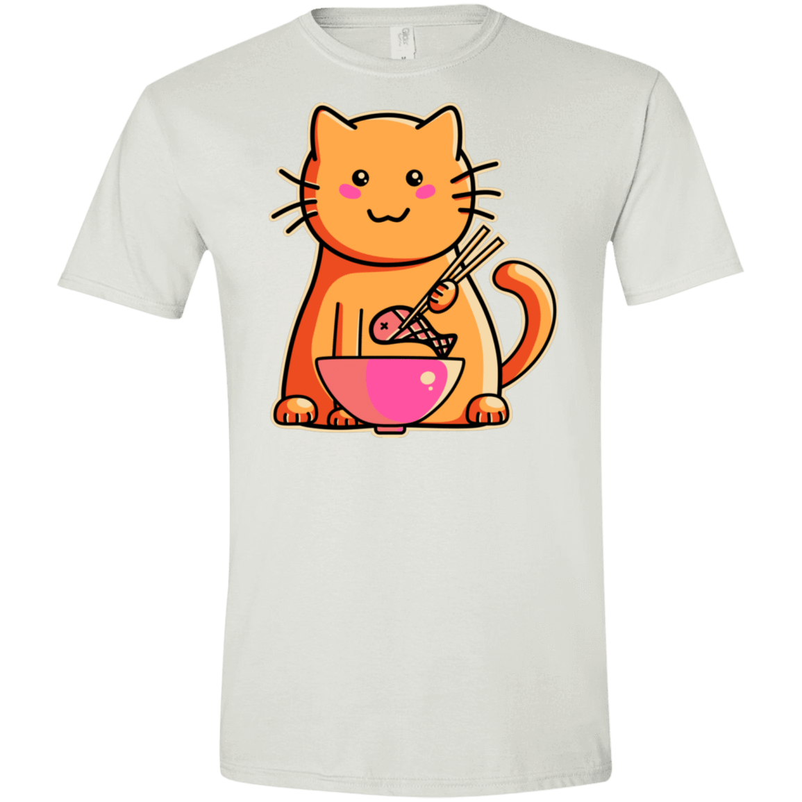 T-Shirts White / X-Small Cats Favourite Meal Men's Semi-Fitted Softstyle