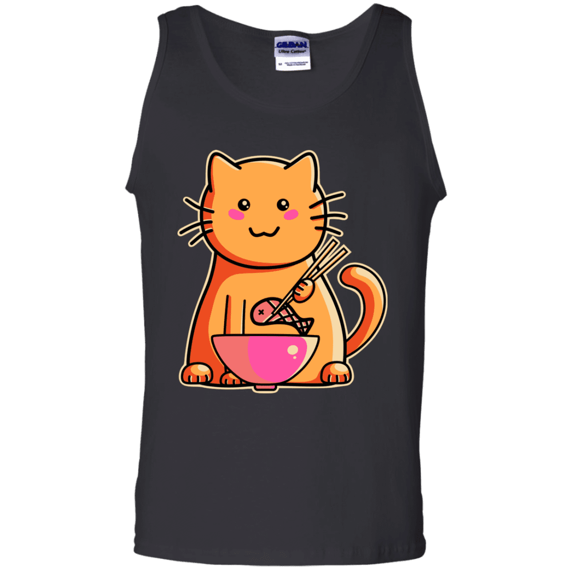 T-Shirts Black / S Cats Favourite Meal Men's Tank Top