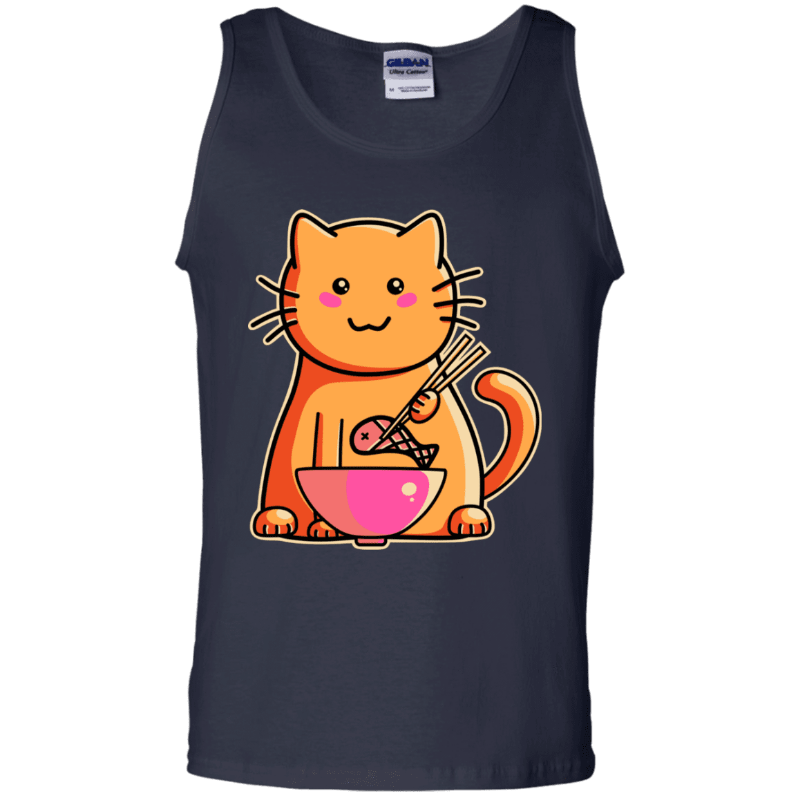 T-Shirts Navy / S Cats Favourite Meal Men's Tank Top